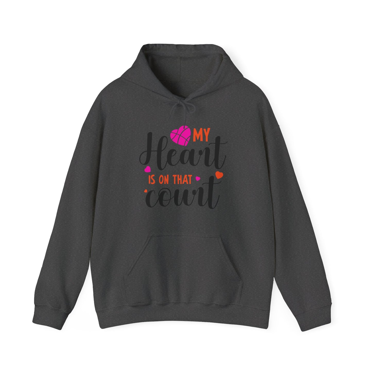 "MyHeart Is on that Court" Hooded Sweatshirt