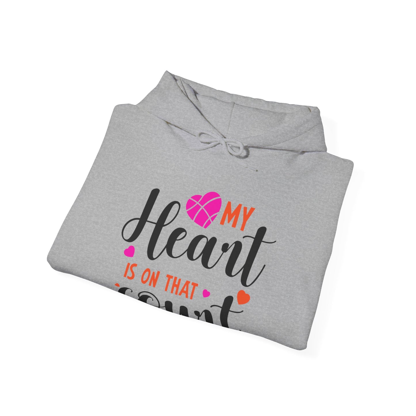 "MyHeart Is on that Court" Hooded Sweatshirt