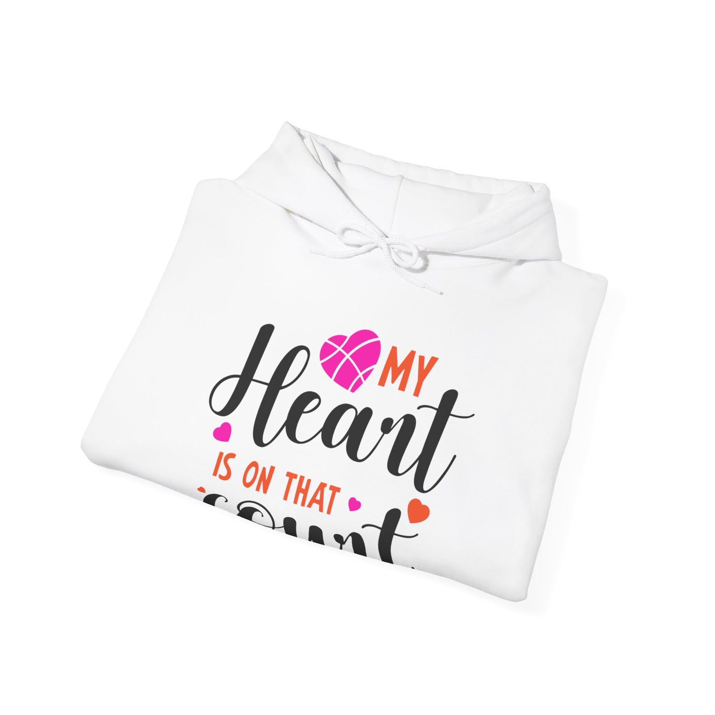 "MyHeart Is on that Court" Hooded Sweatshirt