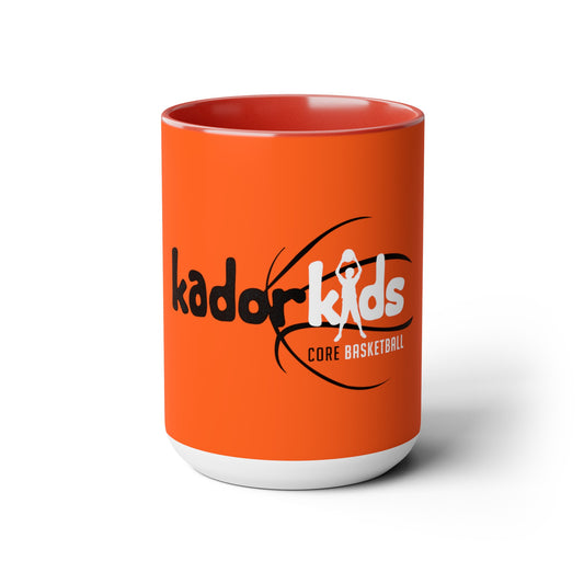 Kadorkids Two-Tone Coffee Mugs, 15oz